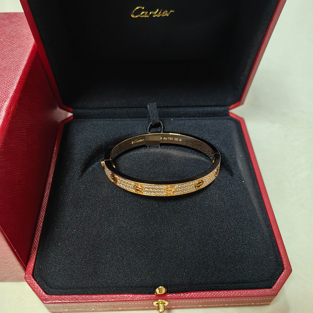 real gold cartier bracelet replica