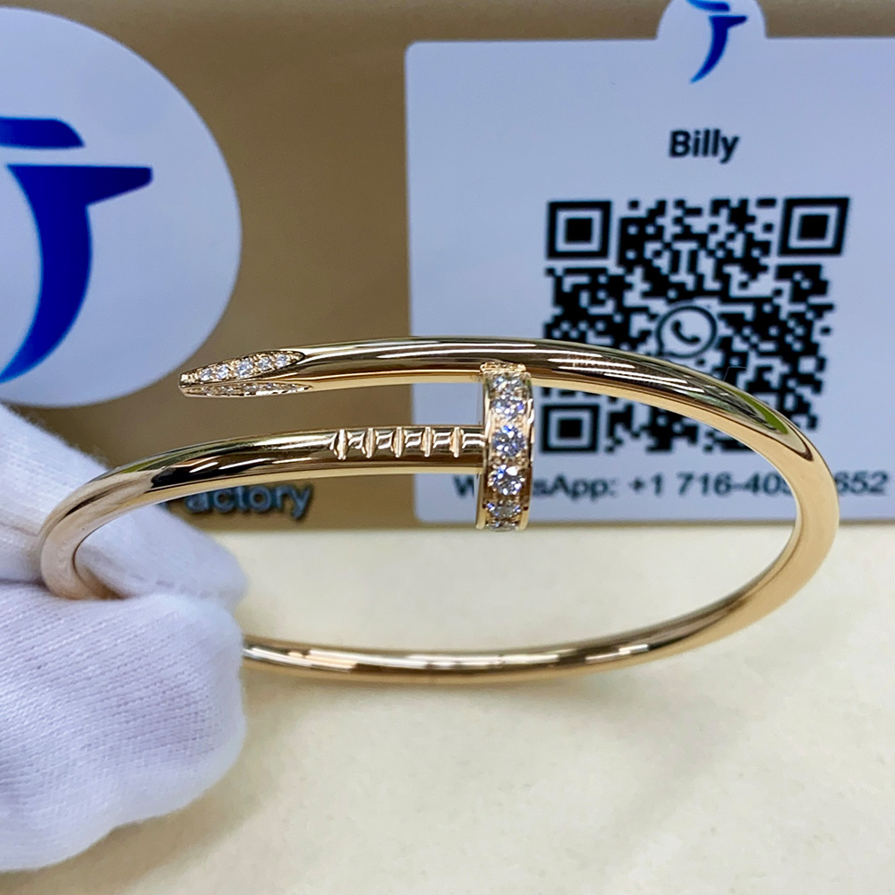 18k solid gold replica cartier JUSTE UN CLOU BRACELET