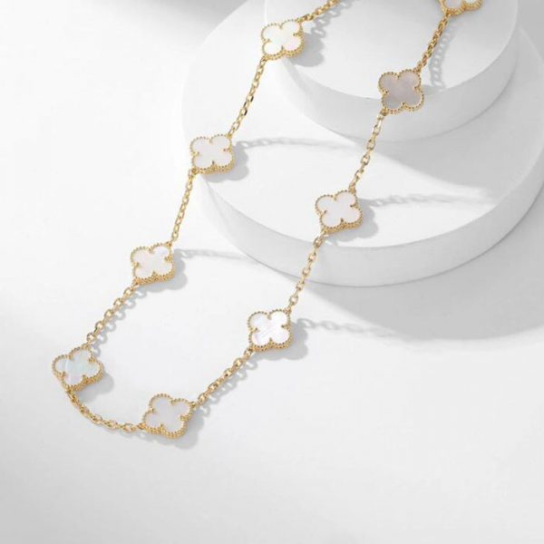 van cleef vintage alhambra necklace 10 motifs imitation price