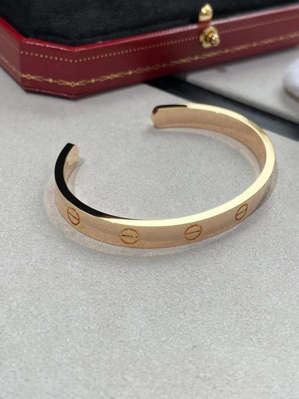 replica cartier love half bracelet