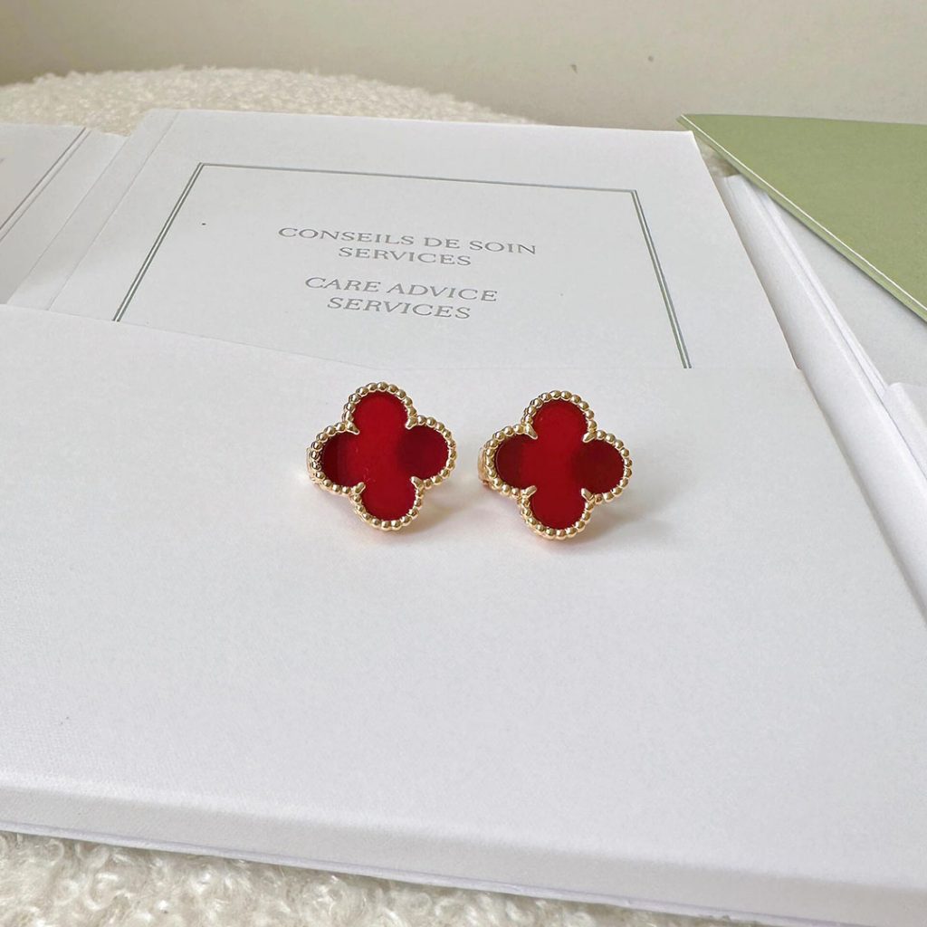 Copy Van cleef Vintage Alhambra earrings