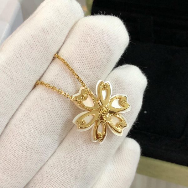 fake Rose de Noël pendant, mini model