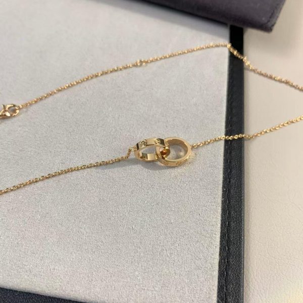 18k Yellow Gold Cartier Love Necklace Replica