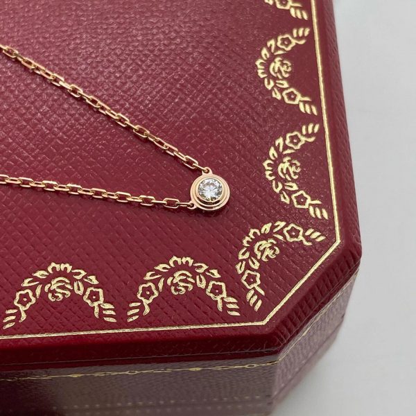 Women cartier d amour necklace small model dupe