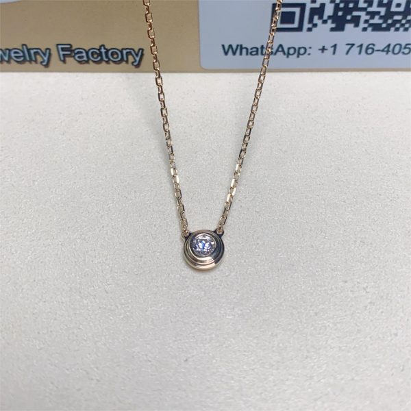 Cartier D'amour Necklace Large 18k Yellow Gold Dupe