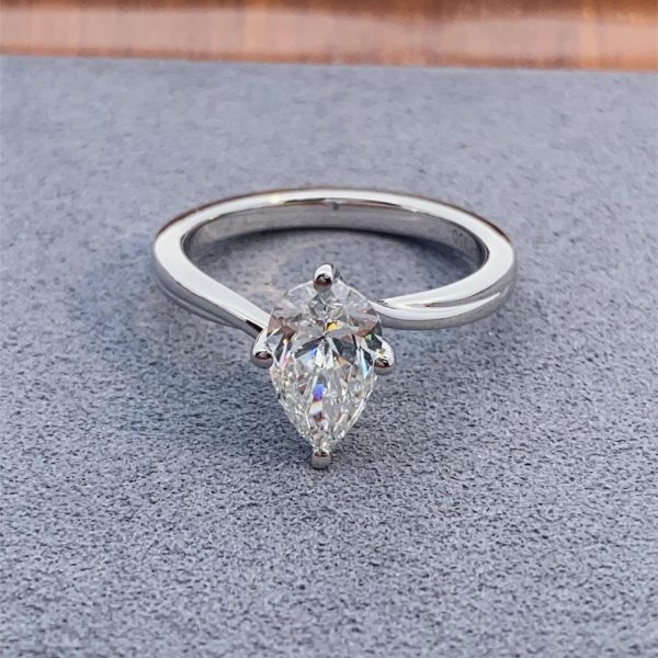 Pear Shaped Wedding Ring