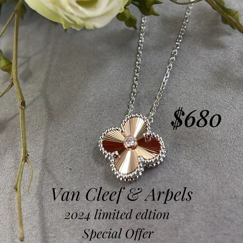 2024 Van Cleef & Arpels Holiday Pendant dupe