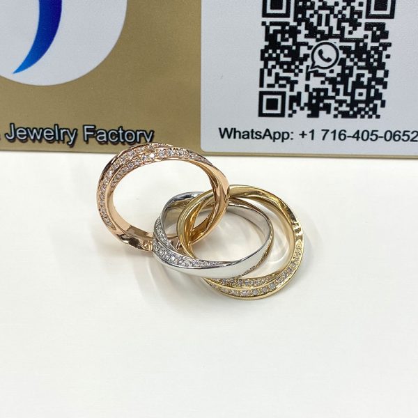 cartier trinity ring medium model fake