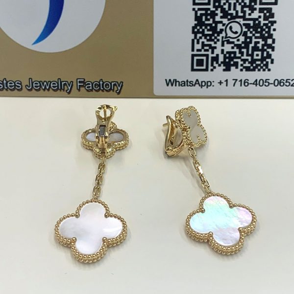 Fake Van Cleef Arpels Magic Alhambra Earrings