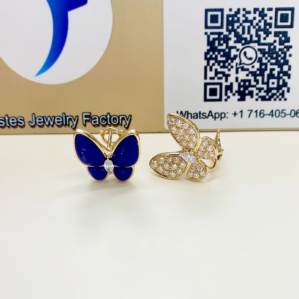 Replica Two Butterfly Earrings